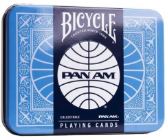 Set 2 pachete carti de joc - Bicycle Pan Am Tin