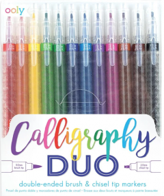 Set 12 carioci duble caligrafice - Duo