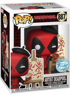 Figurina - Pop! Deadpool - Artist Deadpool - Special edition
