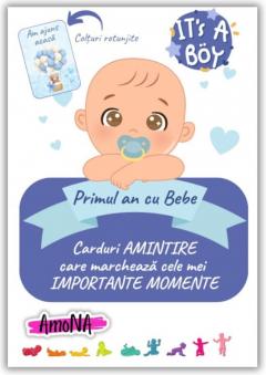 Cartonase "Primul an cu Bebe" - Baietel