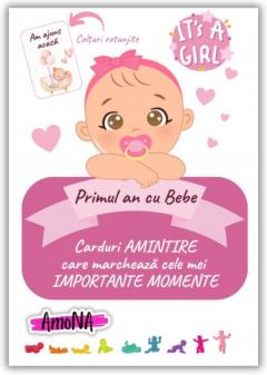 Cartonase "Primul an cu Bebe" - Fetita