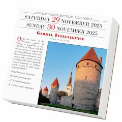 Calendar 2025 - 1000 Places to See Before You Die - Page-A-Day