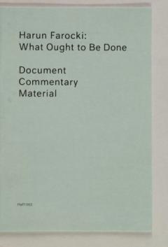 What Ought to Be Done