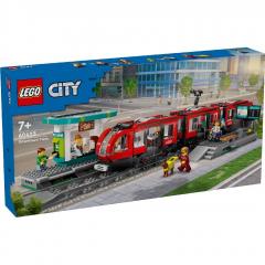 LEGO City - Statie si tramvai in centrul orasului (60423)
