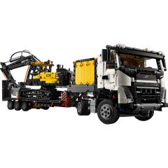 LEGO Technic - Camionul FMX si excavatorul electric EC230 de la Volvo(42175)