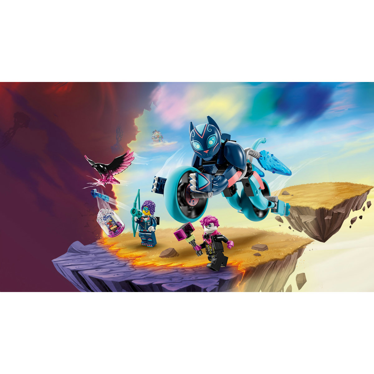 LEGO DreamZzz - Motocicleta-pisica a lui Zoey(71479) - LEGO