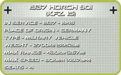 Set de constructie - 1937 Horch 901 kfz.15