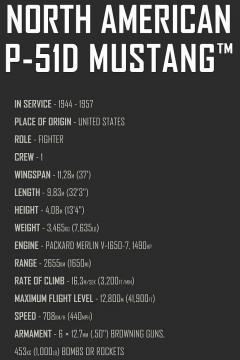Set de constructie - Top Gun Maverick - P-51D Mustang