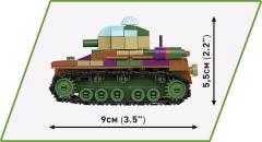 Set de constructie - Renault R35 - Valentine IX - Panzer I