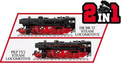 Set de constructie - Steam Locomotive DR BR 52/TY2