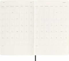 Agenda 2025 - 12 Months Weekly Planner - Soft Cover, Large - Black