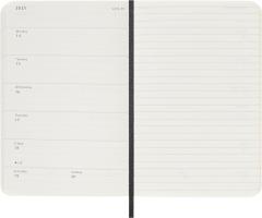 Agenda 2025 - 12 Months Weekly Planner - Soft Cover, Pocket - Black