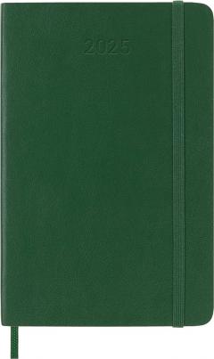 Agenda 2025 - 12 Months Weekly Planner - Soft Cover, Pocket - Myrtle Green