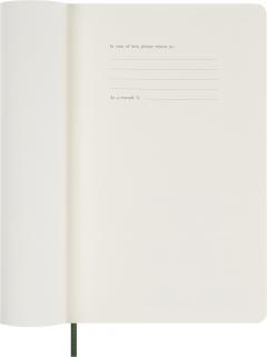 Agenda 2025 - Moleskine Classic 12 Month - Weekly Notebook Planner - Soft Cover - Large, Green