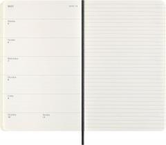 Agenda 2025 - Moleskine Precious and Ethical 12 Month -  Weekly Planner - Soft Cover - Large, Black