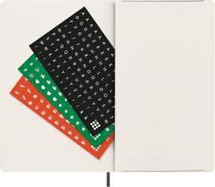 Agenda 2025 - Moleskine Precious and Ethical 12 Month -  Weekly Planner - Soft Cover - Large, Black