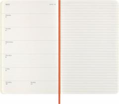 Agenda 2025 - Moleskine Precious and Ethical 12 Month - Weekly Planner - Soft Cover - Large, Orange