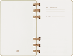 Agenda 2024/2025 - Student Life 12-Month Diary - Large, Hard Cover, Spiral - Kiwi