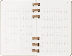 Agenda 2024/2025 - Student Life 12-Month Diary - Large, Hard Cover, Spiral - Kiwi