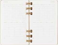 Agenda 2024/2025 - Student Life 12-Month Diary - Large, Hard Cover, Spiral - Kiwi