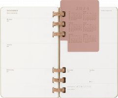 Agenda 2024/2025 - Student Life 12-Month Diary - Large, Hard Cover, Spiral - Kiwi