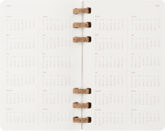 Agenda 2024/2025 - Student Life 12-Month Diary - Large, Soft Cover, Spiral - Black