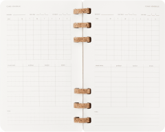 Agenda 2024/2025 - Student Life 12-Month Diary - Large, Soft Cover, Spiral - Black