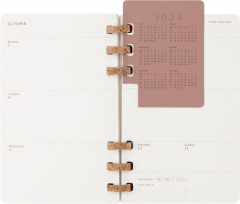 Agenda 2024/2025 - Student Life 12-Month Diary - Large, Soft Cover, Spiral - Black