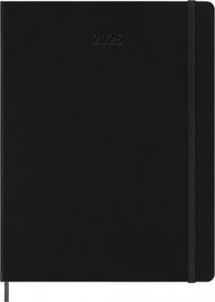 Agenda 2025 - Moleskine PRO Smart 12 Month -  Weekly Vertical Planner - XL - Hard Cover, Black