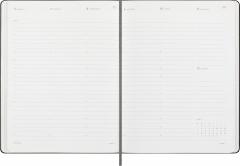 Agenda 2025 - Moleskine PRO Smart 12 Month -  Weekly Vertical Planner - XL - Hard Cover, Black