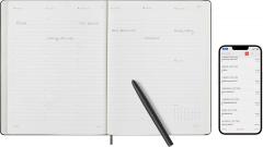 Agenda 2025 - Moleskine PRO Smart 12 Month -  Weekly Vertical Planner - XL - Hard Cover, Black