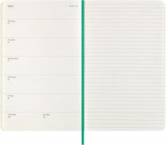Agenda 2025 - Moleskine Precious and Ethical 12 Month - Weekly Planner - Soft Cover - Large, Green