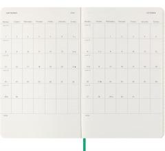 Agenda 2025 - Moleskine Precious and Ethical 12 Month - Weekly Planner - Soft Cover - Large, Green