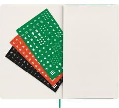 Agenda 2025 - Moleskine Precious and Ethical 12 Month - Weekly Planner - Soft Cover - Large, Green