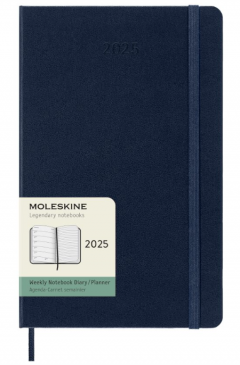 Agenda 2025 - Moleskine 12 Month - Weekly Diary Planner - Large Sapphire