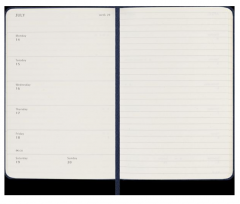 Agenda 2025 - Moleskine 12 Months Weekly Planner - Pocket Sapphire