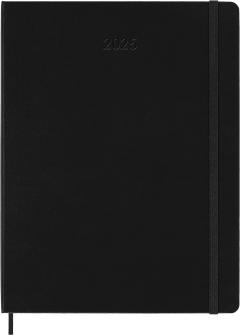 Agenda 2025 - Moleskine Classic 12 Month - Weekly Notebook Planner - Hard Cover - XL, Black