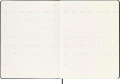 Agenda 2025 - Moleskine Classic 12 Month - Weekly Notebook Planner - Hard Cover - XL, Black