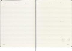 Agenda 2025 - Moleskine PRO 12 Month - Weekly Vertical Planner - Hard Cover - XL, Black