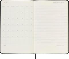 Agenda 2025 - Moleskine PRO 12 Month - Weekly Vertical Planner - Hard Cover - Large, Black