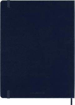 Agenda 2025 - Moleskine Classic 12 Month -  Weekly Notebook Planner - Hard Cover - XL, Sapphire Blue