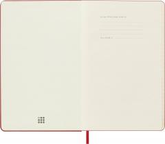 Agenda 2025 - Moleskine Classic 12 Month - Weekly Notebook Planner - Hard Cover - Large, Red