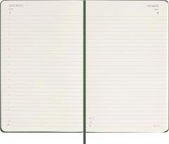 Agenda 2025 - Moleskine Classic 12 Month - Daily Planner - Hard Cover - Large, Green