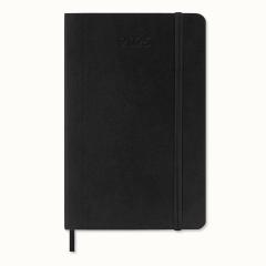 Agenda 2025 - Moleskine Classic 12 Month - Weekly Notebook - Pocket , Black