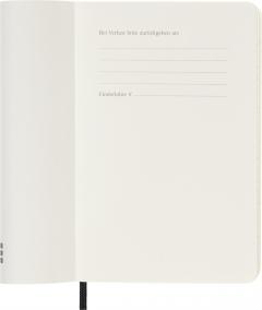 Agenda 2025 - Moleskine Classic 12 Month - Weekly Notebook - Pocket , Black