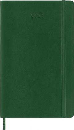 Agenda 2025 - Moleskine Classic 12 Month - Daily Planner - Soft Cover - Large, Green