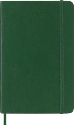 Agenda 2025 - Moleskine Classic 12 Month - Daily Planner - Soft Cover - Pocket, Green