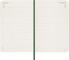 Agenda 2025 - Moleskine Classic 12 Month - Daily Planner - Soft Cover - Pocket, Green