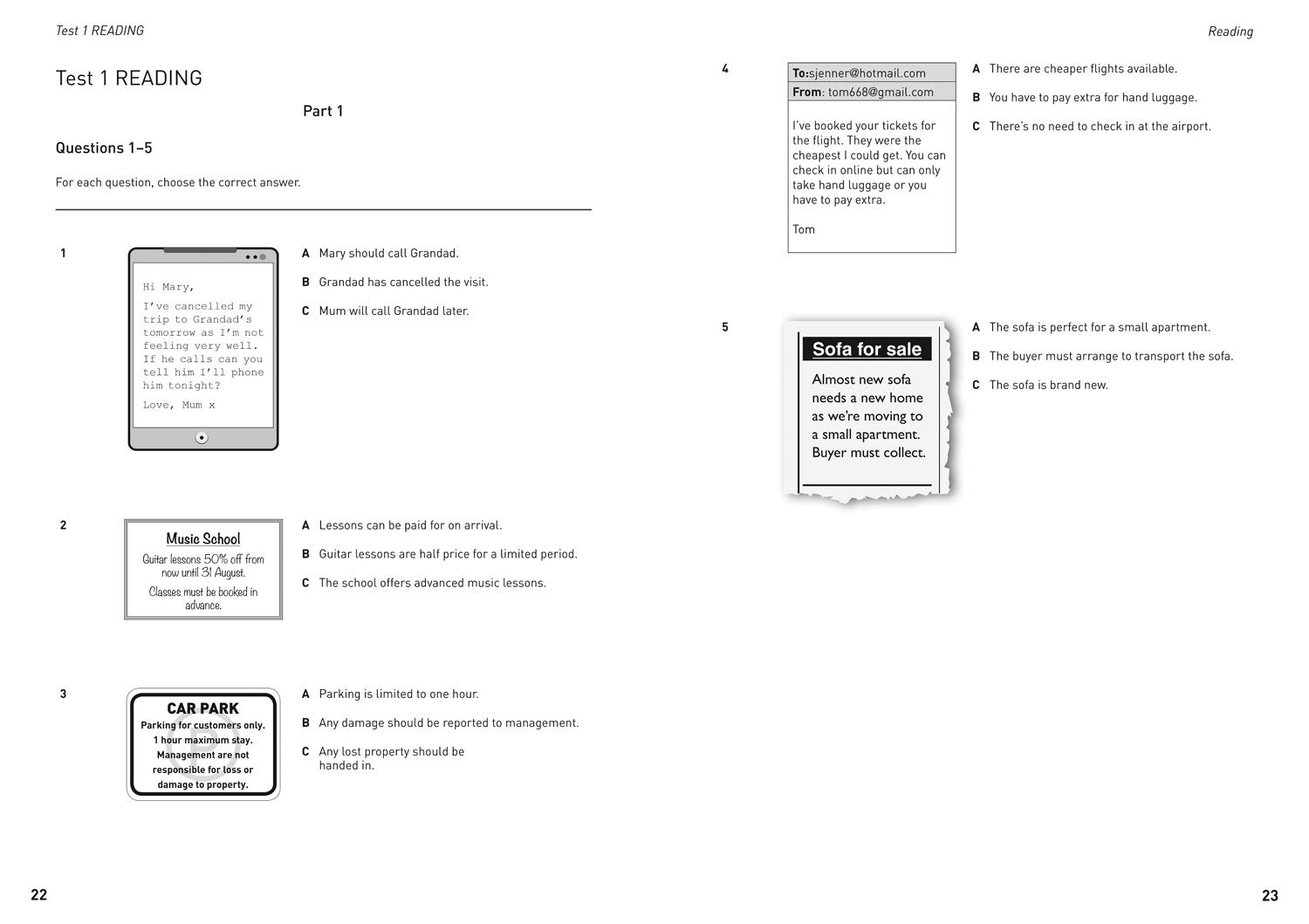 Practice Tests For B1 Preliminary - PET - Peter Travis