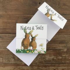 Carnet magnetic - Mini - Notes & Tails - Rabbit
